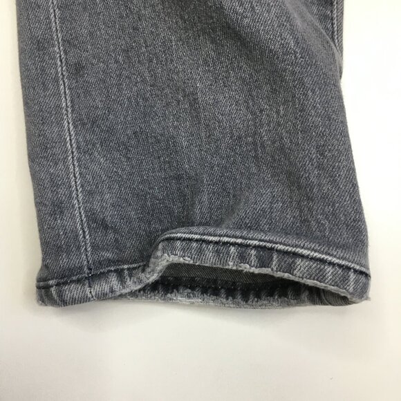 AG ADRIANO GOLDSCHMIED Gray THE TELLIS Modern Slim 5 Pocket Logo Hardware Jeans - Picture 16 of 16